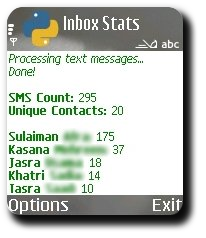 Inbox Stats v0.2 Screenshot